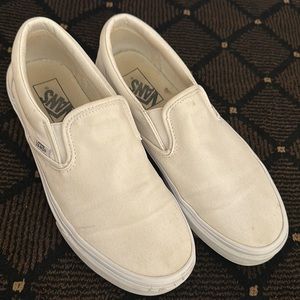 VANS Slip on White shoes unisex
